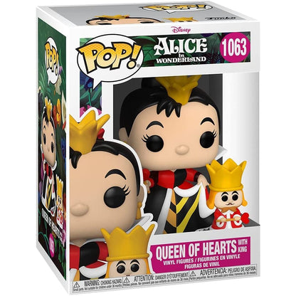 Figura POP Disney Alicia en el Pais de las Maravillas Queen with King - imagen 3