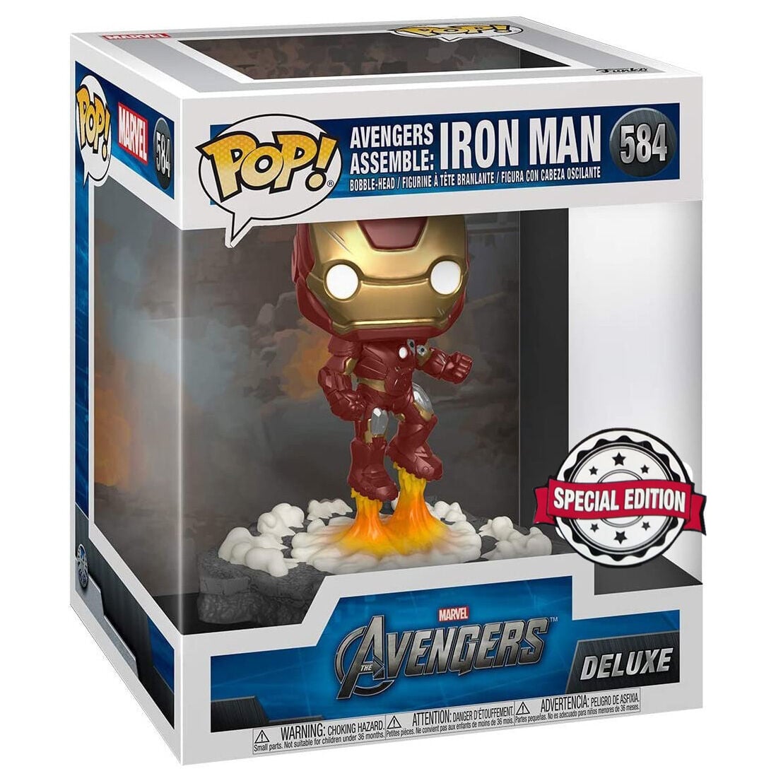 Figura POP Marvel Avengers Iron Man Assemble Exclusive - imagen 3