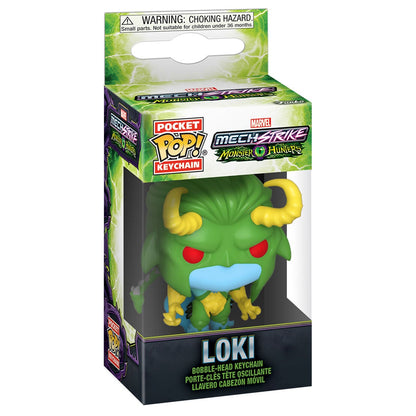 Llavero Pocket POP Marvel Monster Hunters Loki - imagen 3