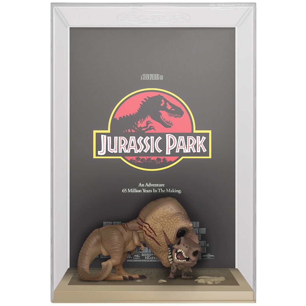 Figura POP Movie Poster Jurassic Park Tyrannosaurus Rex and Velociraptor - imagen 4
