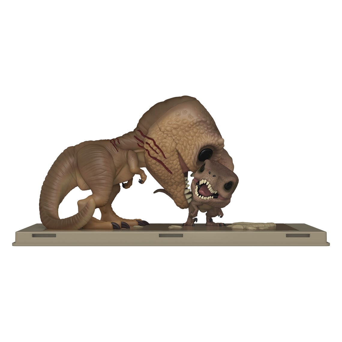 Figura POP Movie Poster Jurassic Park Tyrannosaurus Rex and Velociraptor - imagen 2