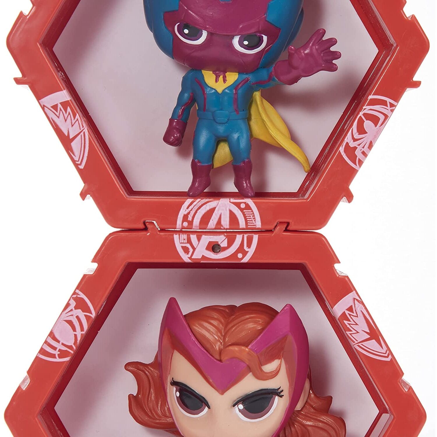 Set Figuras led WOW! POD Vision + Scarlet Marvel - imagen 4