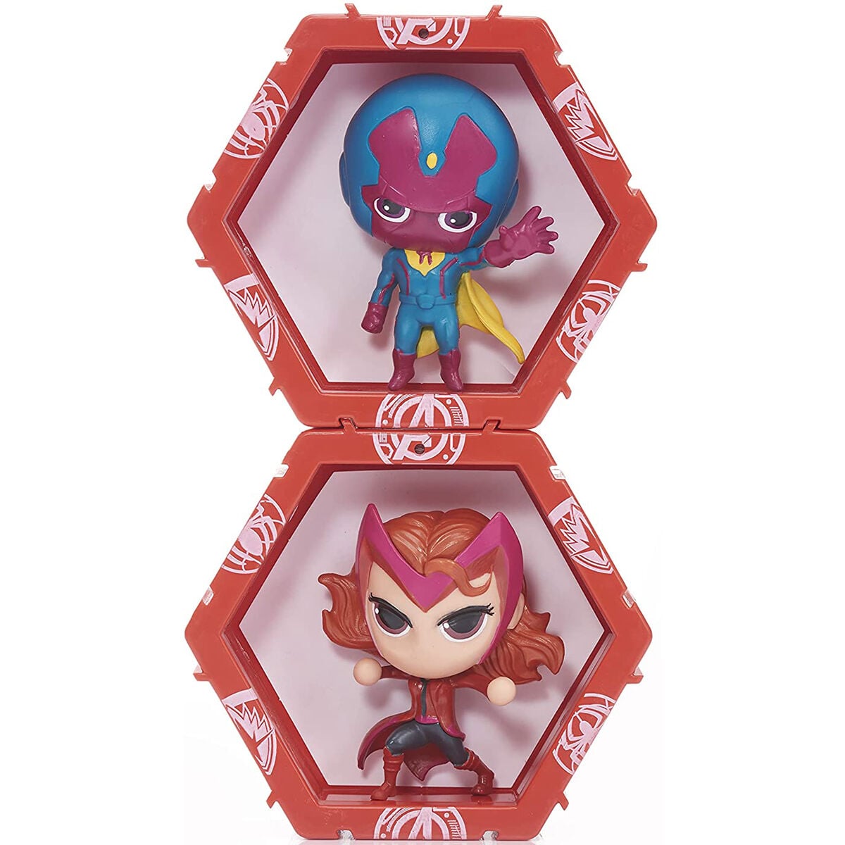 Set Figuras led WOW! POD Vision + Scarlet Marvel - imagen 2
