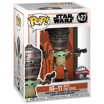 Set figura POP & Tee Star Wars IG-11 With the Child Exclusive M - imagen 4
