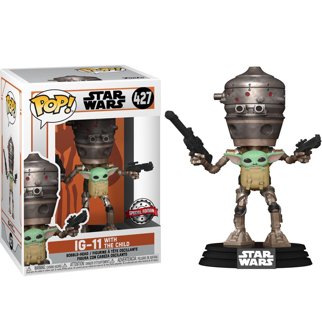 Set figura POP & Tee Star Wars IG-11 With the Child Exclusive M - imagen 2