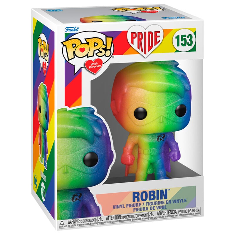 Figura POP DC Comics Robin Pride - imagen 2
