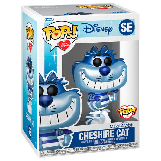 Figura POP Disney Make a Wish Cheshire Cat Metallic - imagen 2