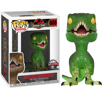 Set figura POP & Tee Jurassic Park Velociraptor Exclusive S - imagen 2