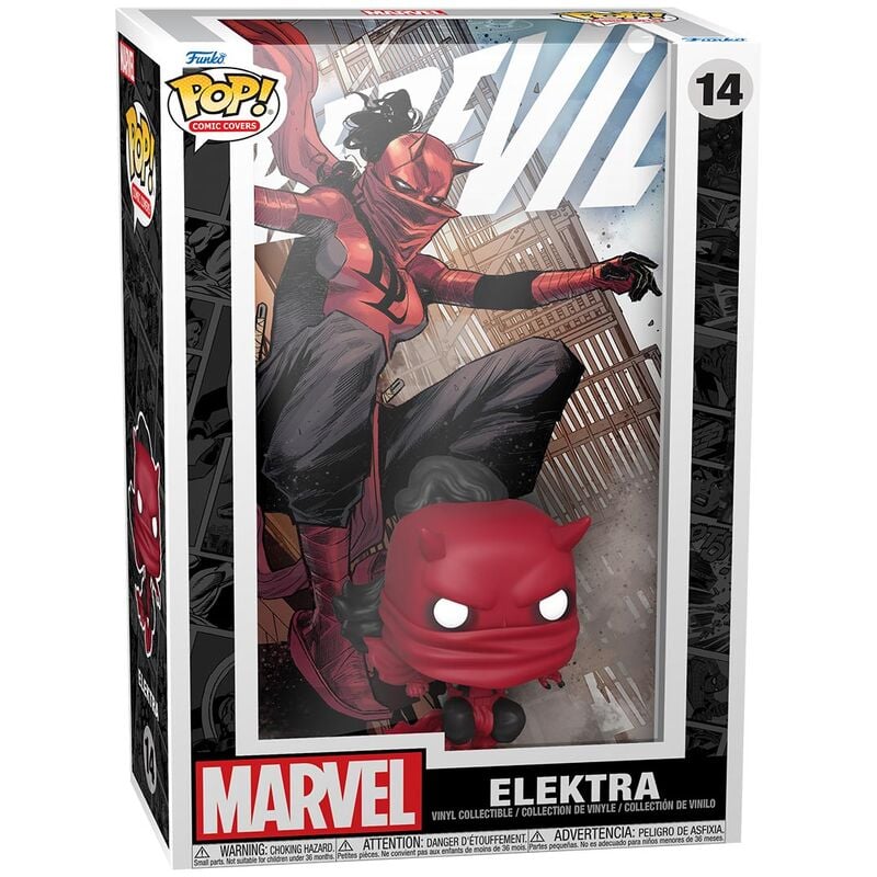 Figura POP Comic Cover Marvel Daredevil Elektra - imagen 3