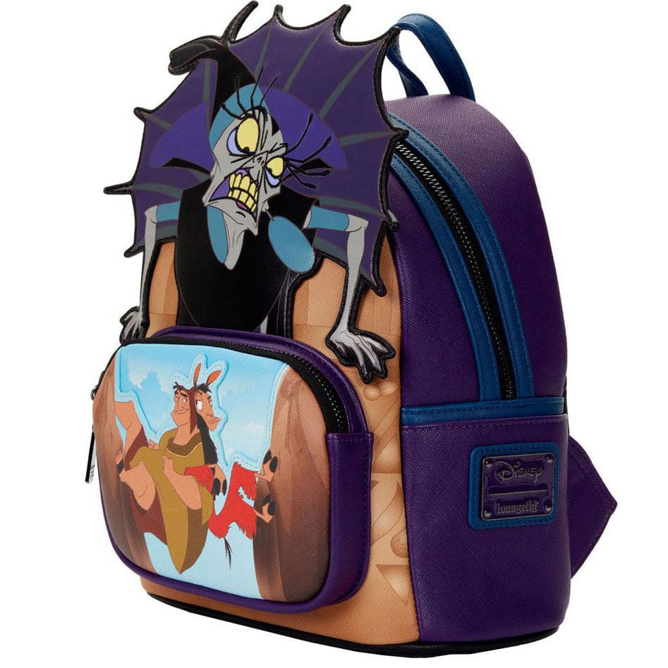 Mochila Villanos El Emperador y sus Locuras Disney Loungefly 26cm - imagen 3