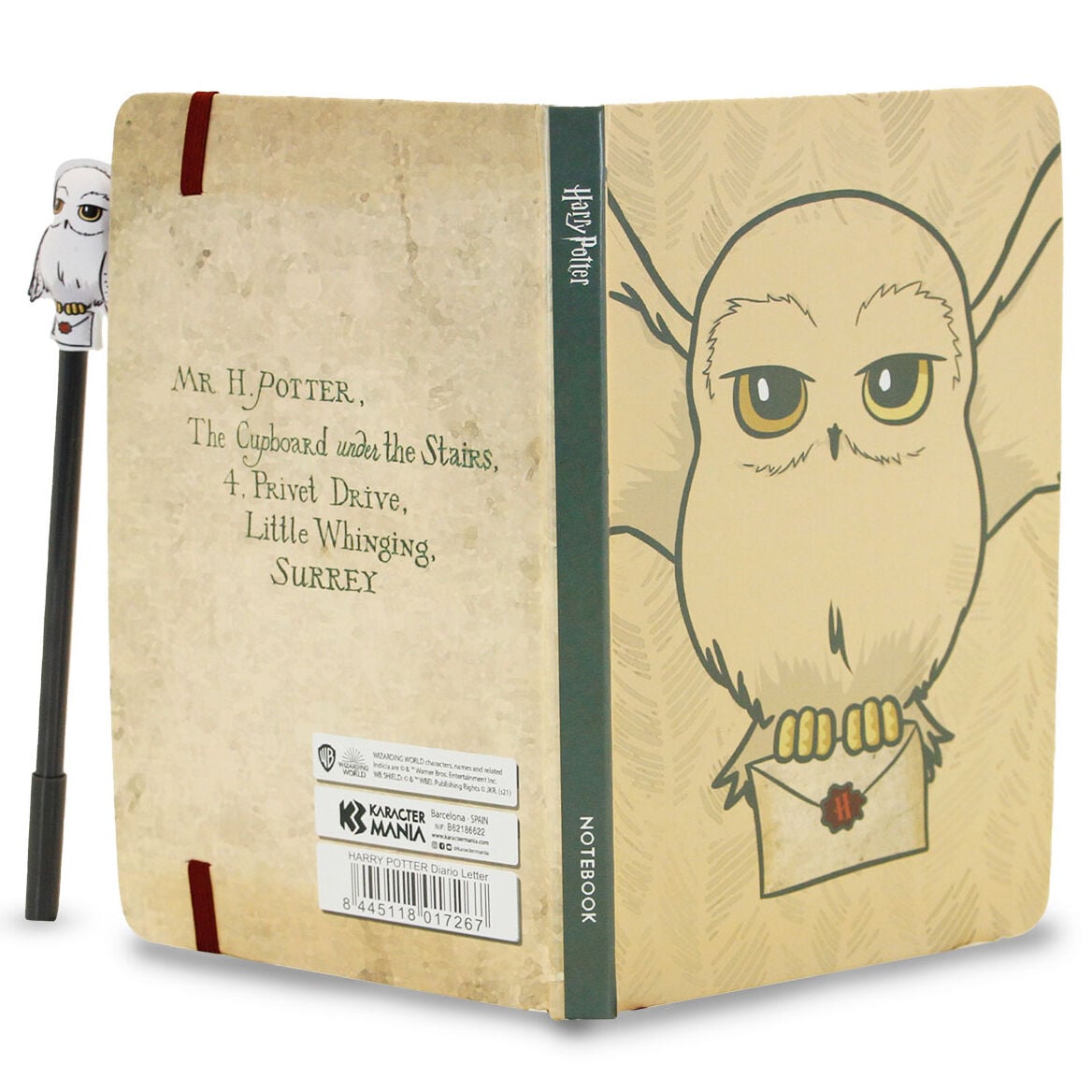 Set diario + boligrafo Hedwig Harry Potter - imagen 2