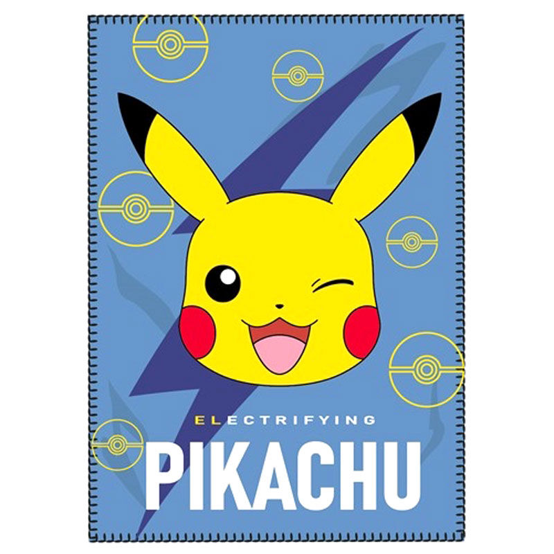 Pikachu Pokemon fleece blanket - FRIKIRAMA