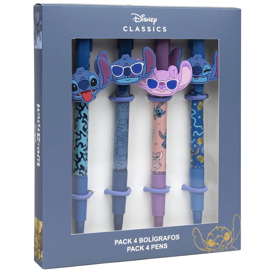 Blister boligrafos Stitch Disney