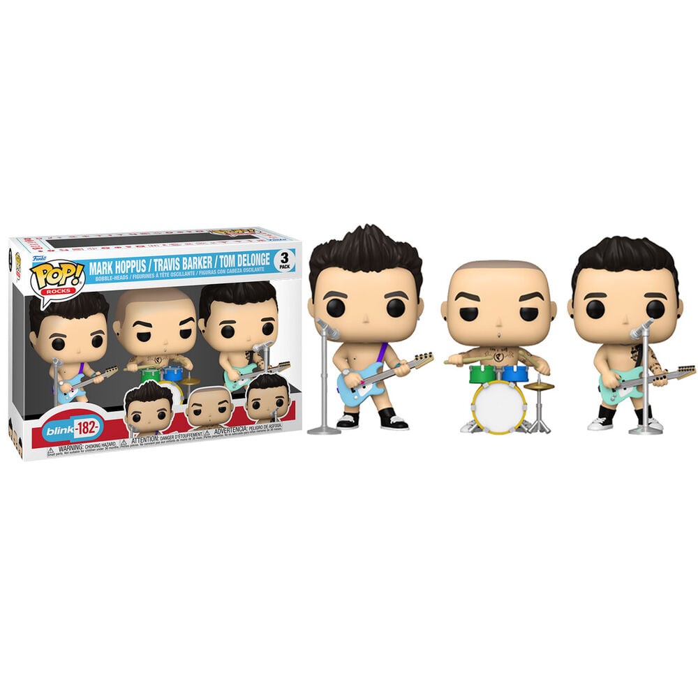 Blister 3 figuras POP Rocks Blink 182