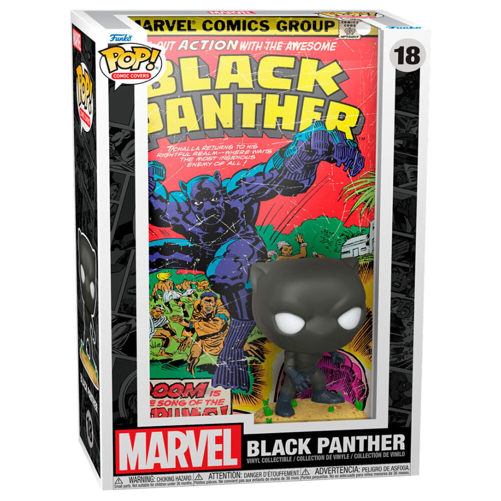 Figura POP Comic Cover Marvel Black Panther - imagen 3