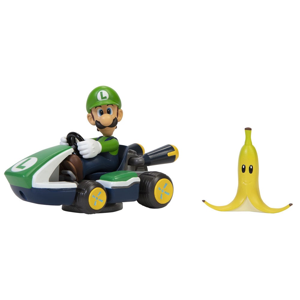 Figura Luigi Kart megagiros Mario Kart 6,5cm - imagen 2