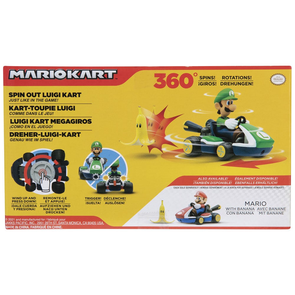 Figura Luigi Kart megagiros Mario Kart 6,5cm - imagen 4
