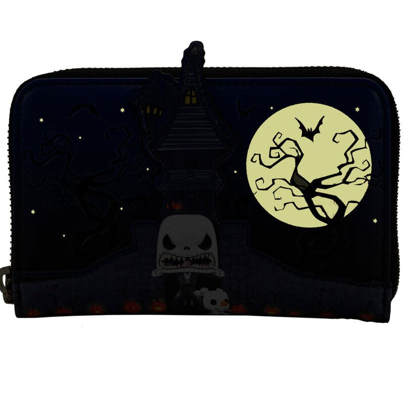 Cartera Jack Skellington Pesadilla Antes de Navidad Disney Loungefly - imagen 2