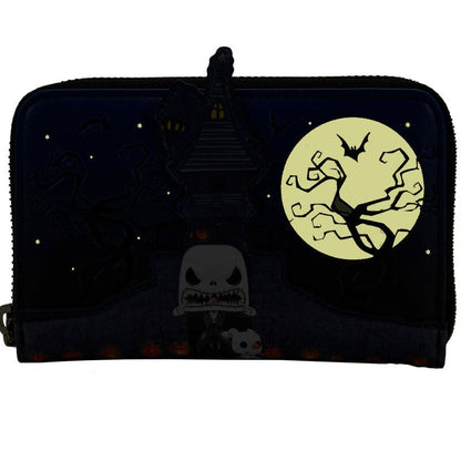 Cartera Jack Skellington Pesadilla Antes de Navidad Disney Loungefly - imagen 2