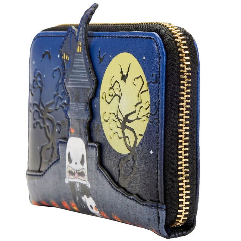 Cartera Jack Skellington Pesadilla Antes de Navidad Disney Loungefly - imagen 3