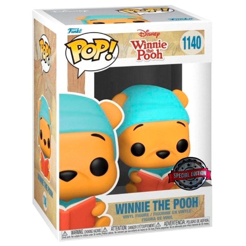 Figura POP Disney Winnie - Winnie Reading Book Exclusive - imagen 2