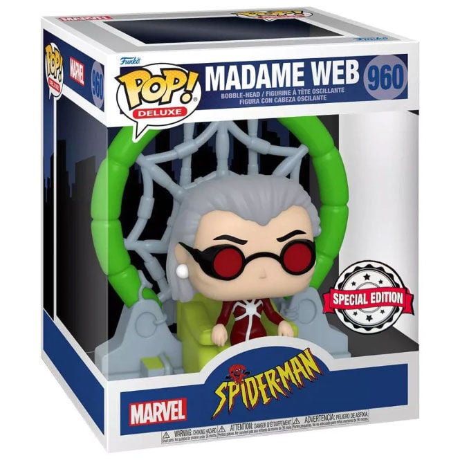 Figura POP Marvel Spiderman Madame Web Exclusive - imagen 2