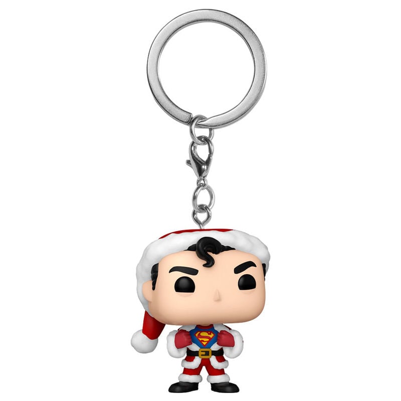 Llavero Pocket POP DC Comics Holiday Superman Exclusive - imagen 2