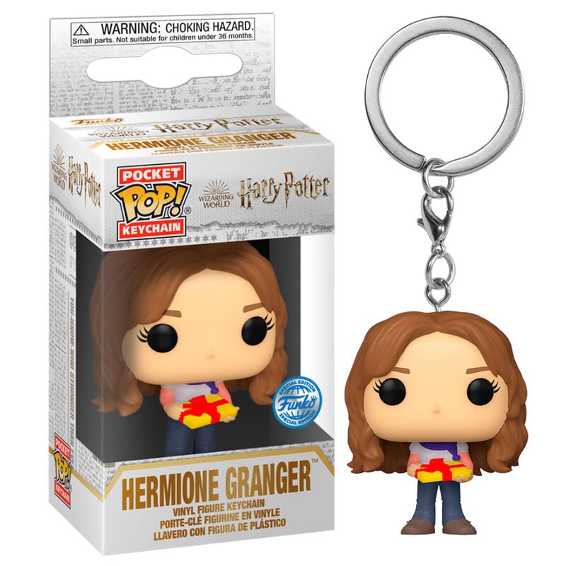 Llavero Pocket POP Harry Potter Holiday Hermione Exclusive - imagen 3