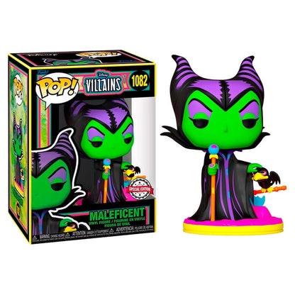 Figura POP Disney Villains Maleficent Black Light Exclusive - imagen 3