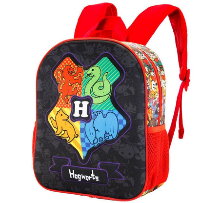 Mochila 3D Hogwarts Harry Potter 31cm - imagen 2