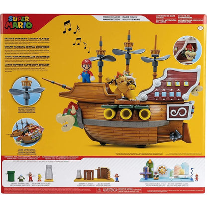 Playset Deluxe Aeronave Bowser Super Mario Nintendo - imagen 2