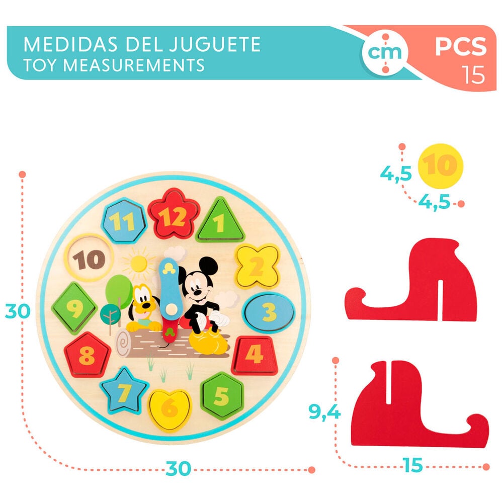 Reloj Baby Disney madera - imagen 4
