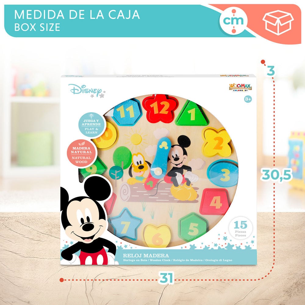 Reloj Baby Disney madera - imagen 6
