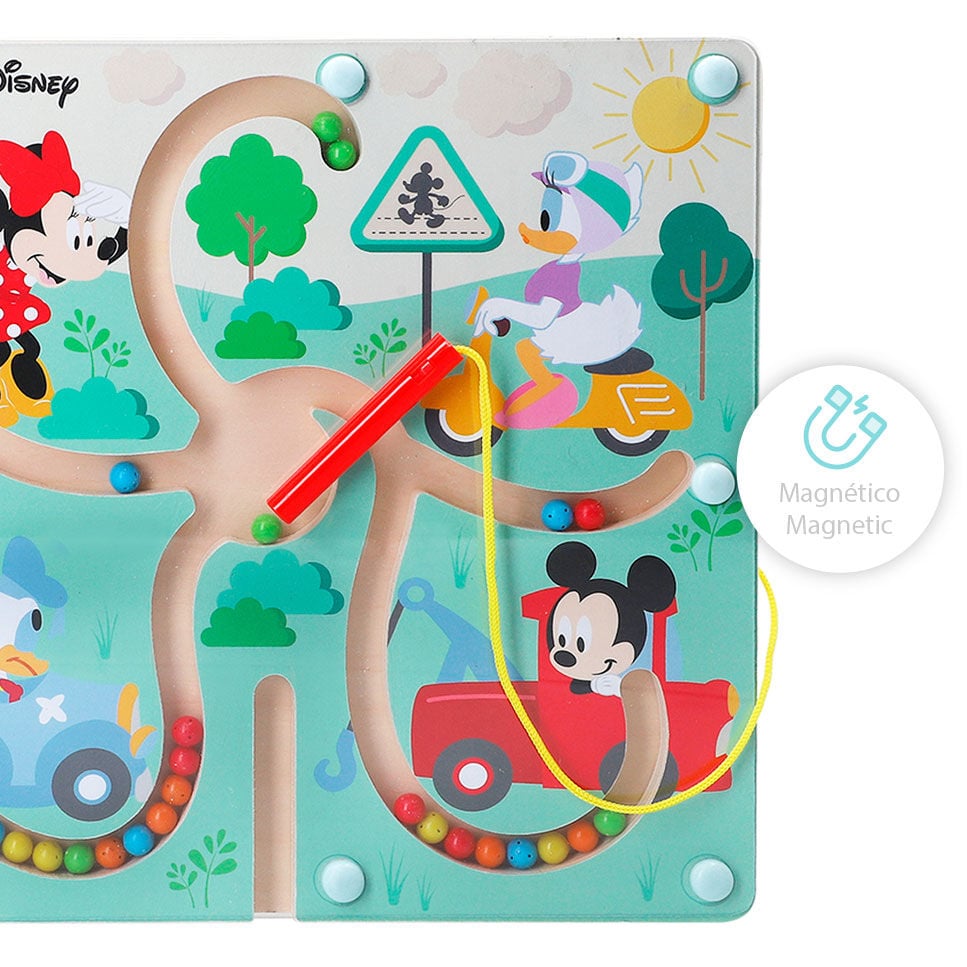 Laberinto magnetico Baby Disney madera - imagen 3