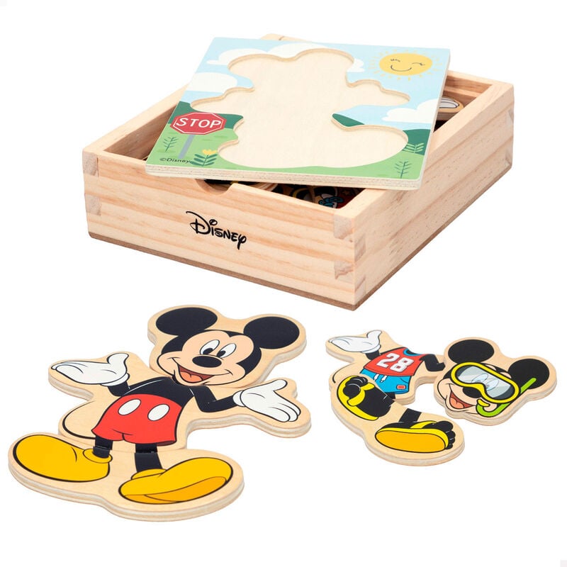 Puzzle madera Mickey Disney - imagen 2