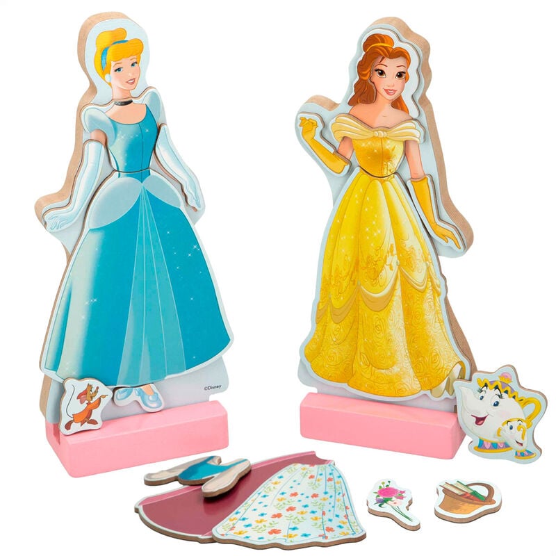 Juego magnetico madera vestidos Princesas Disney - imagen 2