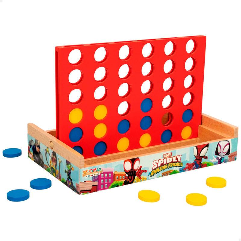 Juego Cuatro en Raya madera Spidey Marvel - imagen 2