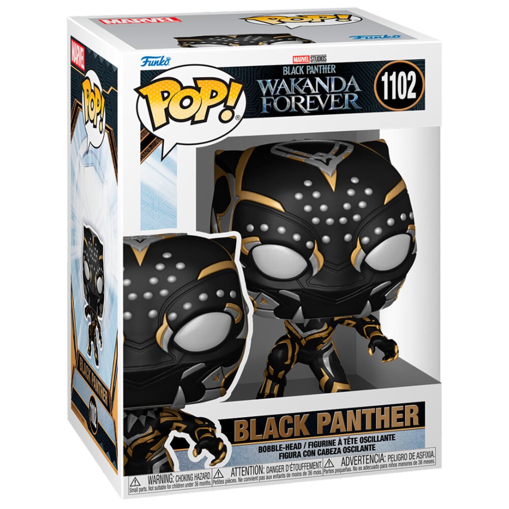 Figura POP Marvel Black Panther Wakanda Forever Black Panther - imagen 3