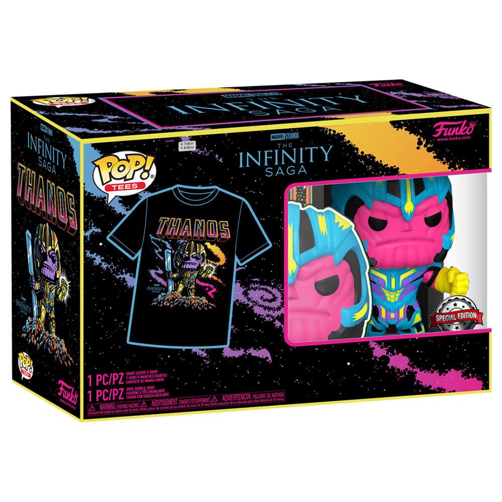 Set figura POP & Tee Marvel Infinity Saga Thanos Exclusive - imagen 4