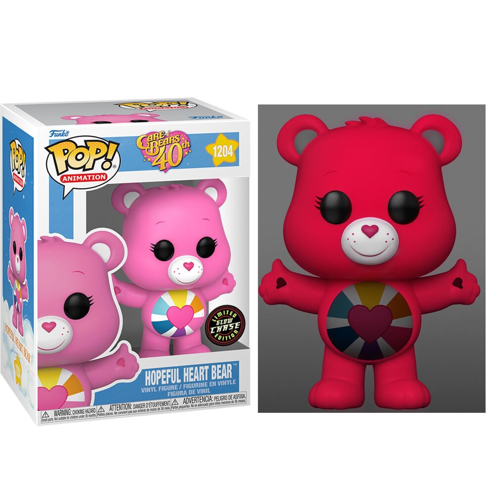 Figura POP Osos Amorosos Hopeful Heart Bear 5 + 1 Chase - imagen 5