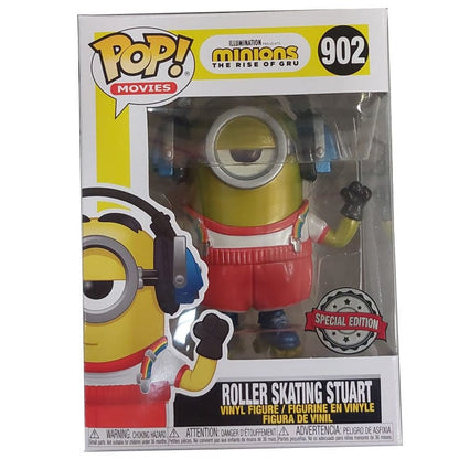 Set figura POP & Tee Minions Roller Skating Stuart Metallic Exclusive - imagen 2