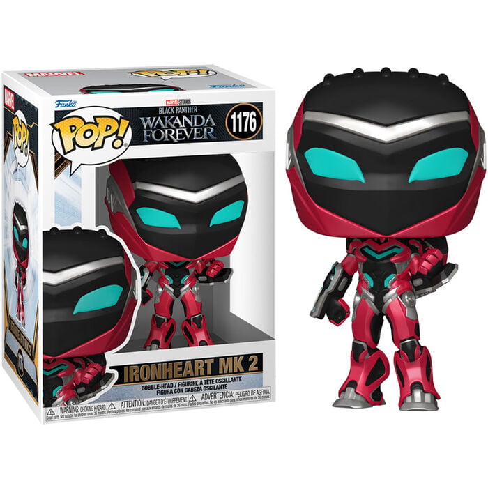 Figura POP Marvel Black Panther Wakanda Forever Ironheart MK2 - imagen 2