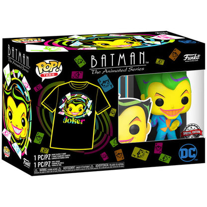 Set figura POP & Tee DC Comics Batman Joker Exclusive - imagen 3