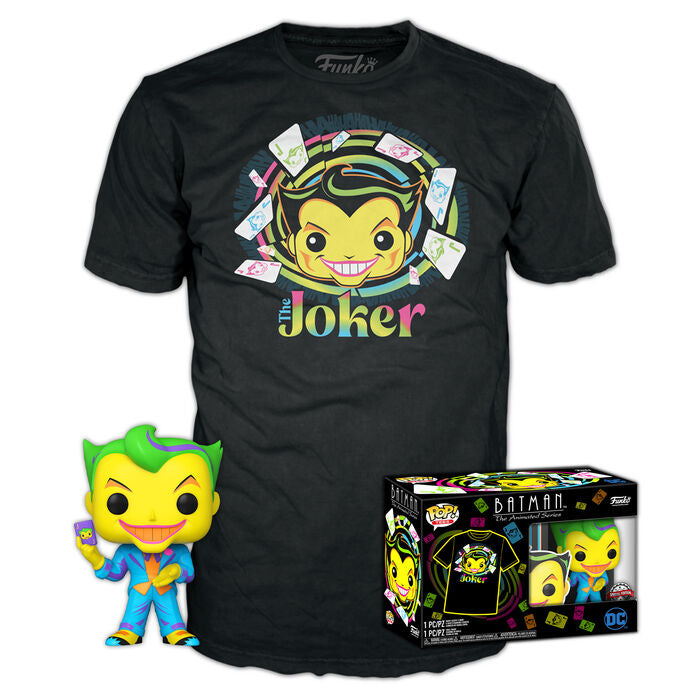 Set figura POP & Tee DC Comics Batman Joker Exclusive - imagen 5