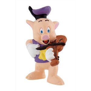Violin Pig Figurine The 3 Little Pigs 6cm