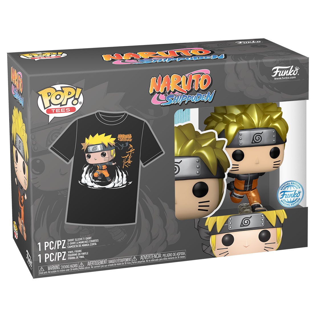 Set figura POP & Tee Naruto Shippuden Exclusive - imagen 4