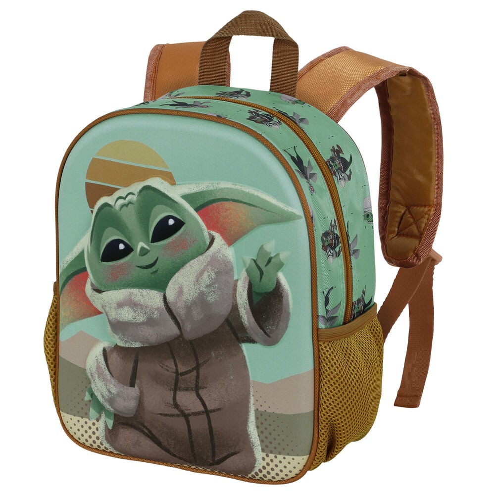 Mochila 3D Say Hi Grogu The Mandalorian Star Wars 31cm - imagen 3