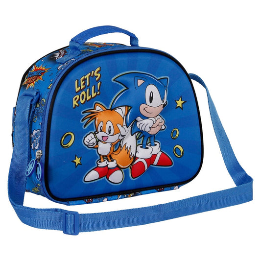 Bolsa portameriendas 3D Lets Roll Sonic The Hedgehog - imagen 2