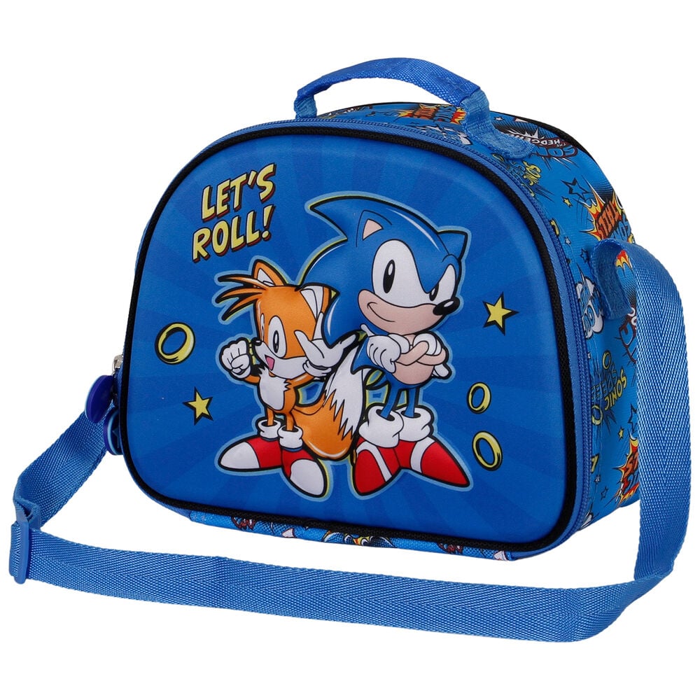 Bolsa portameriendas 3D Lets Roll Sonic The Hedgehog - imagen 4