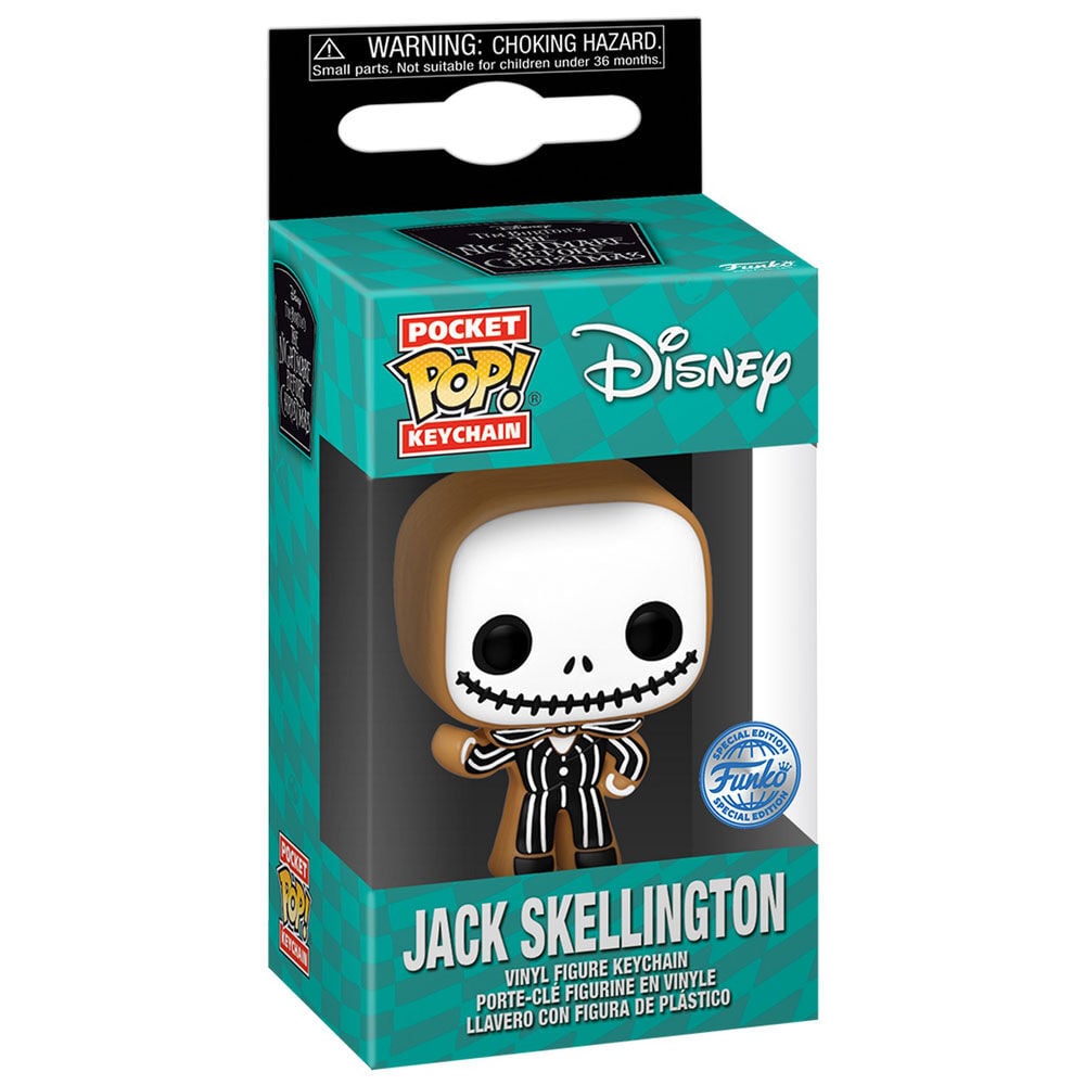 Llavero Pocket POP Disney Pesadilla Antes de Navidad Jack Skellington